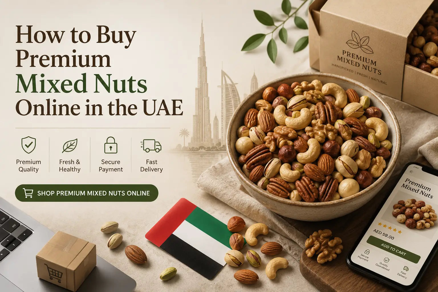 How to Buy Premium Mixed Nuts Online in the UAE